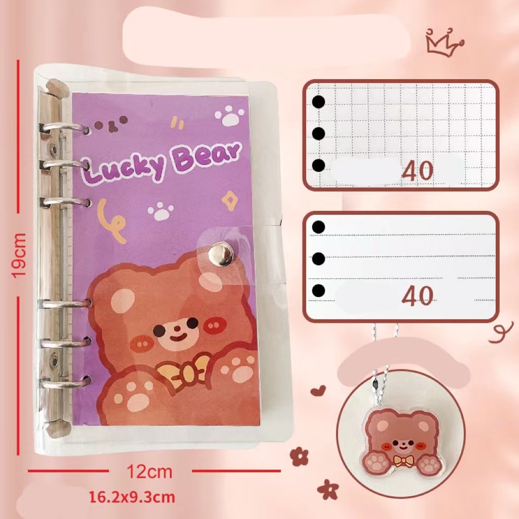 Loose-leaf Hand Ledger Full Set Of Girl Heart Pack Remove Student Coil Book - Image 3