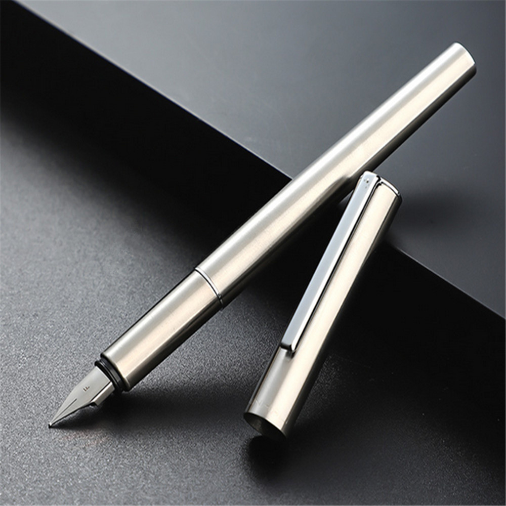 Jinhao Fountain Pen All-steel Extremely Black Metal Adult Office Gift Student Teacher - Image 5