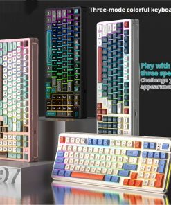 Combination Of Three Color Luminous Machinery Feel Desktop Computer