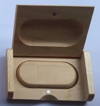 Wooden USB Drive Gift U Disk Set Maple Bamboo Creative - Image 8