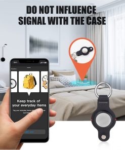 AirTag Secure Holder With Key Ring Original Stylish And Durable Key Ring Accessories Gift Keychain