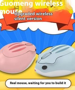 Alternative view of Hamster Wireless Universal Mute Mouse