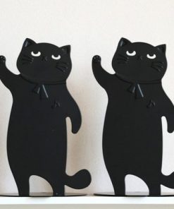 Cartoon Cute Music Cat Metal Desktop Book Stand