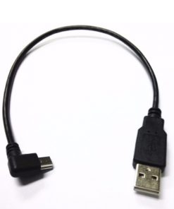 USB Mini 5Pin 5P Right angle Male to USB 2.0 A Male Plug Cable 0.2m Power Charger Cable for Chromecast