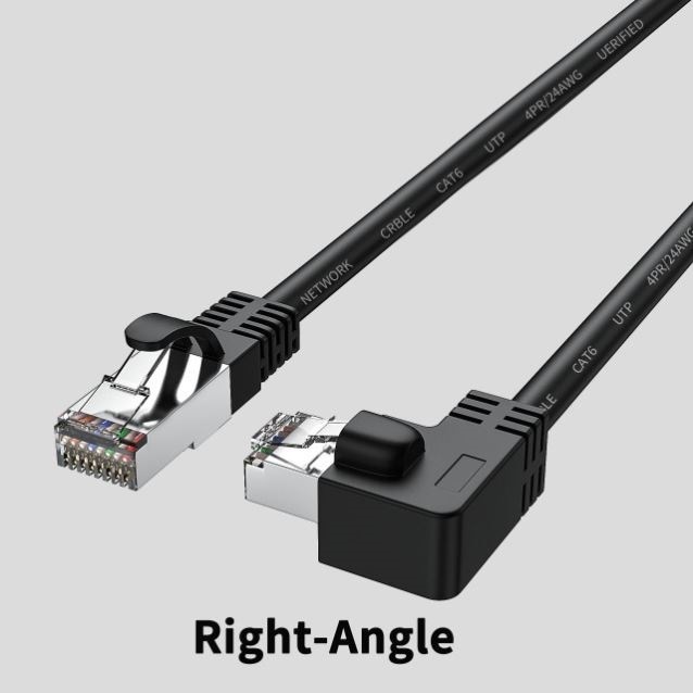 Cat6 Ethernet Cable RJ45 Right Angle UTP Network Cable Patch - Image 10