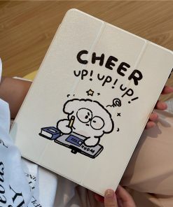 Alternative view of Repair Dog Cartoon Plate With Pen Slot Acrylic Soft Anti-fall Protective Cover