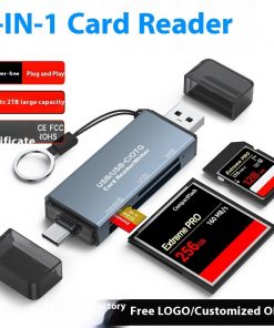 Alternative view of Cf Card Reader SD Car USB Three-in-one