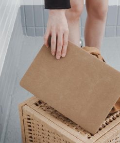 Alternative view of Simple Cocoa Brown Suede Computer Case