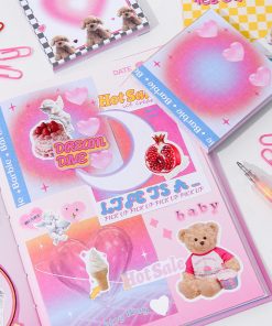 Alternative view of Time Series Korean Notes Simple Ins Can Tear Message Note Paper