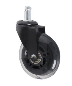 Alternative view of Benyu Casters 2.5 Black Transparent Wheel Furniture Wheel