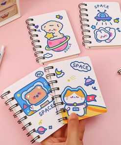 Astronaut Flipped Portable Pocket Flipper Notebook