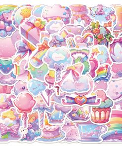 Cute Candy Small Items Decorative Waterproof Stickers
