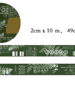 Alternative view of Matte and paper tape hand account decoration