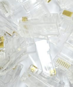 Alternative view of Modular Plug Three-fork Gold-plated Network Modular Plug