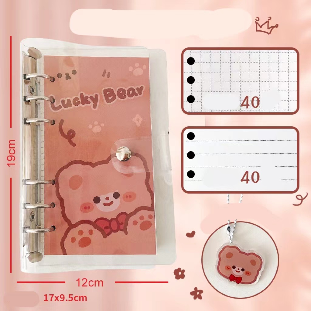 Loose-leaf Hand Ledger Full Set Of Girl Heart Pack Remove Student Coil Book - Image 9