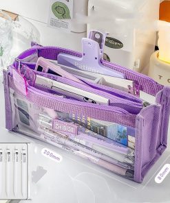 Alternative view of Primary School Transparent Pen Bag High Appearance Level Large Capacity