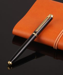 Alternative view of Business office students practice writing ink pen