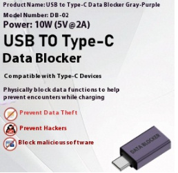 Notebook Phone Data Shielding USB Male To Type-C Female Adapter - Image 7