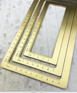 Alternative view of Brass Calligraphy Weight Brush And Paper Scale