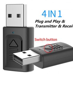 Four-in-one USB Audio Transmitter Receiver