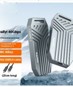 Alternative view of Lightning 4 Shell Compatible With Computer M2 Expansion External Solid State Aluminum Case