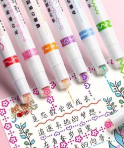 Alternative view of Net Celebrity Creative Curve Pen Roller Outline Pen Student Hand Ledger Line Paintbrush