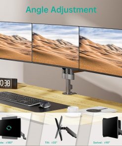 Alternative view of Suitable For 27-inch Screen Three-arm Gas Spring With Advanced Computer Monitor Holder Arm