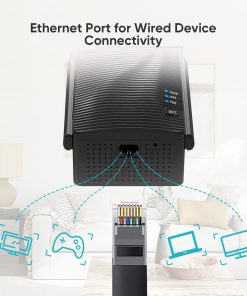 Alternative view of WiFi Extender Home WiFi Booster Dual-band Wireless Extension Supports Multiple Devices