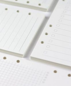 Alternative view of 6-hole Notebook Loose-leaf Refill Blank Dot Matrix Horizontal Line