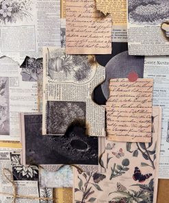 30 Pieces Diary Newspaper Decoration Scrapbook Material Paper