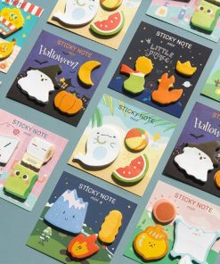 Halloween Spooky Pumpkin Pattern Post-it Notes