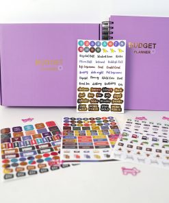 Coil Notebook Stickers Monthly Financial Planning English Budget Book Suit