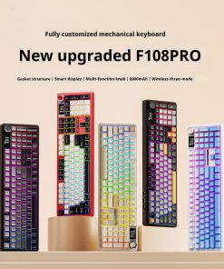 Tarantula F108pro Wireless Bluetooth Three-model Customized Mechanical Keyboard
