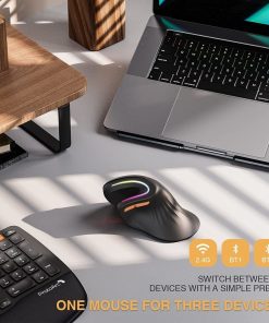 Vertical Bluetooth 2.4G Vertical Mouse Rechargeable Original Arc Dual-mode Mouse