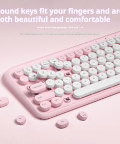 Alternative view of Dual-mode Wireless Bluetooth Mute Portable Keyboard