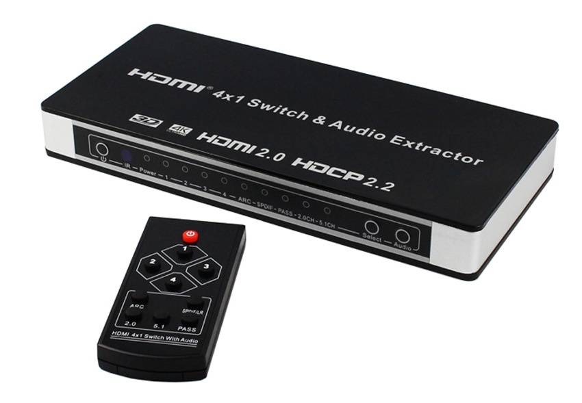 Switch With Audio Four In And One Out - Image 3