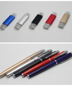 Alternative view of Factory direct businessthin wireless mouse + mobile U disk + pen three pieces of office gift custom-made LOGO