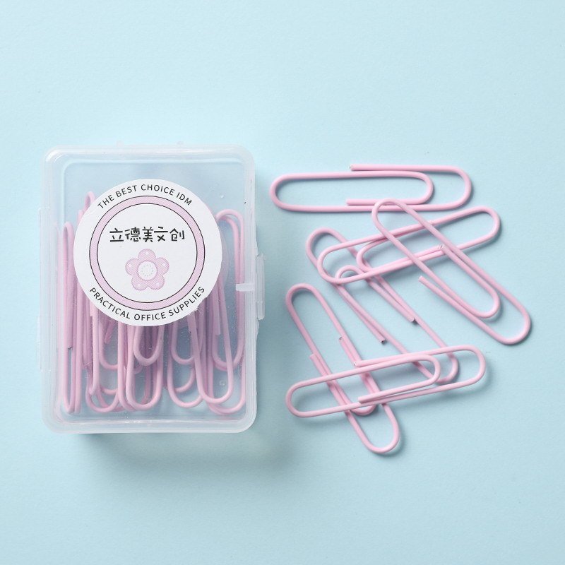 Macaron Color Paper Clip Creative Office Products - Image 9
