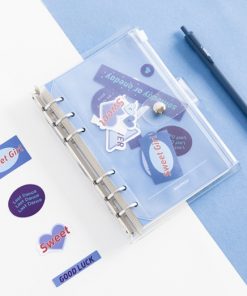 Alternative view of PVC transparent removable notebook