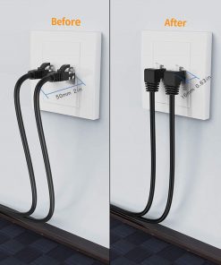 Alternative view of Cat6 Ethernet Cable RJ45 Right Angle UTP Network Cable Patch