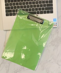 Alternative view of A4 Plate Holder Transparent Plate Writing Board Pad Metal Flat Clip Drawing Board Office Folder Folder