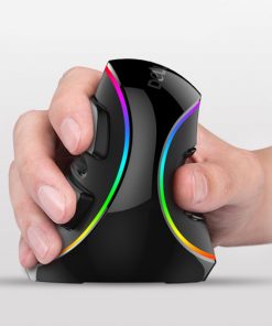 Vertical Ergonomic Snail RGB Anti-Mouse Hand Wired Mouse