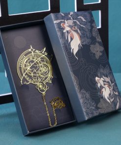 Twelve Constellations Series Metal Bookmark Brass Hollowed Out