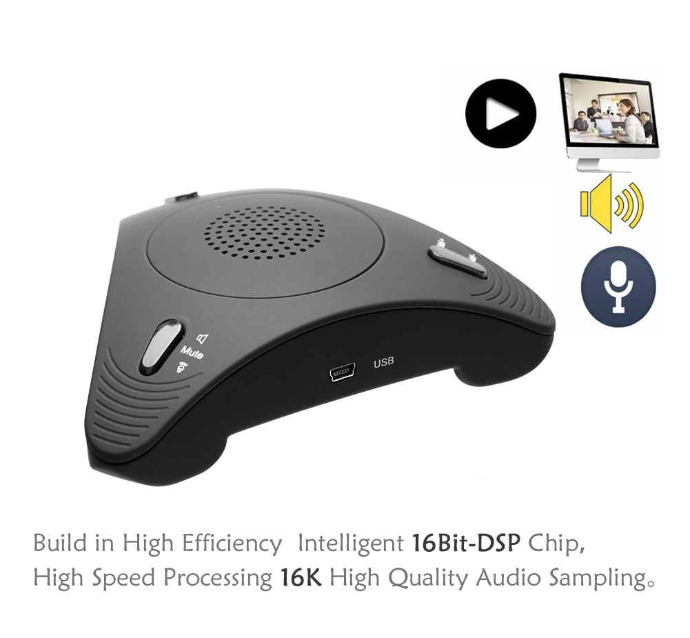 Video Conference Omnidirectional Microphoneconference Microphone Echo Canceller USB Free Drive - Image 2