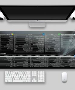Shortcut Key Mouse Pad Oversized Thickened Desk Keyboard Pad