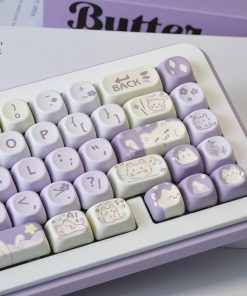 Alternative view of Sublimation Pbt Adapter Magnetic Shaft Wooting Key Cap For Keyboards