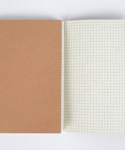 Leather Cover Thread Beige Eye Paper Soft Copy Notebook