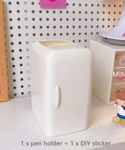 Alternative view of Refrigerator Pencil Case Creative Multifunctional Pen Holder Student Cute Large Capacity Storage Container