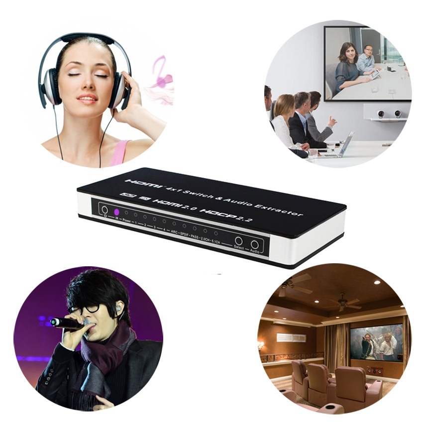 Switch With Audio Four In And One Out - Image 6