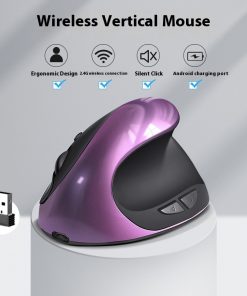 Alternative view of Three Generations Wireless Charging Vertical Mouse Ergonomic Mouse